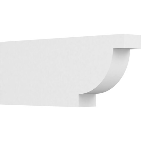 Ekena Millwork Standard Alpine Architectural Grade PVC Rafter Tail, 3"W X 8"H X 20"L RFTP03X08X20ALP